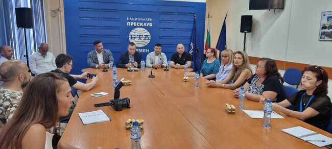 Пресконференция на Гражданско сдружение „Гласът на Шумен" по повод участието му в местните избори