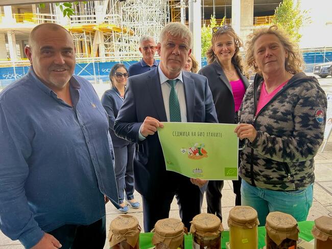  МЗХ: Министър Вътев се включи в събитията за Седмицата на биохраните 