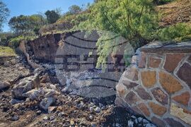 Бургас - Морска градина - укрепване на свлачище