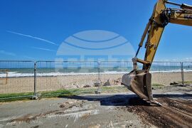 Бургас - Морска градина - укрепване на свлачище