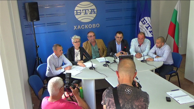 Пресконференция на ПП "Има такъв народ" Хасково