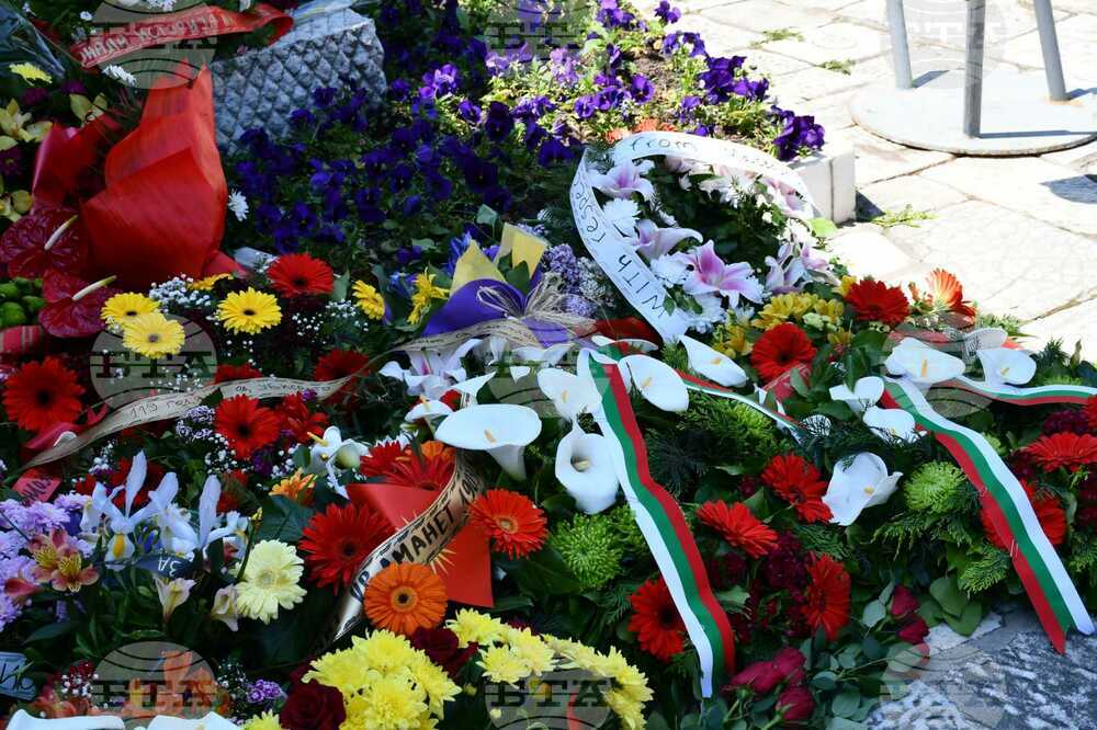 Bulgarian Embassy Delegation Commemorates Freedom Fighter Gotse Delcehv's 119th Death Anniversary in Skopje