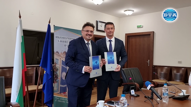 БТА поднови партньорството си с Икономическия университет във Варна с безсрочен договор