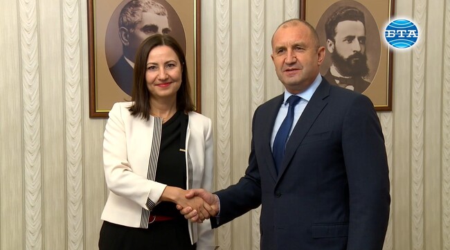 Приоритетите пред България в областта на иновациите и инвестициите във високи технологии обсъдиха Румен Радев и Илиана Иванова