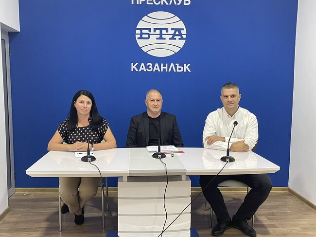 Пресконференция на д-р Иван Колев, кандидат за кмет на община Казанлък, издигнат от "БСП за България"