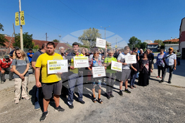 Перник - протест - енергетици и миньори