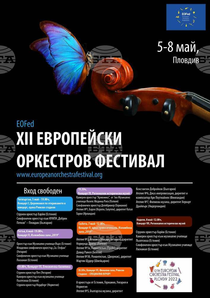 Духови оркестри от Европа ще изнесат безплатни концерти в Пловдив