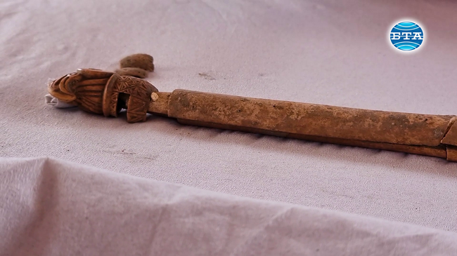 Уникален скитски скиптър на 2500 години откриха археолозите в Солницата край Провадия