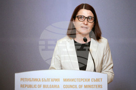 Министерски съвет -  Мариана Тошева - брифинг