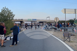 Стара Загора - протест - енергетици и миньори