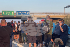 Стара Загора - протест - енергетици и миньори