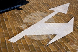 Жълти павета - пуснато движение