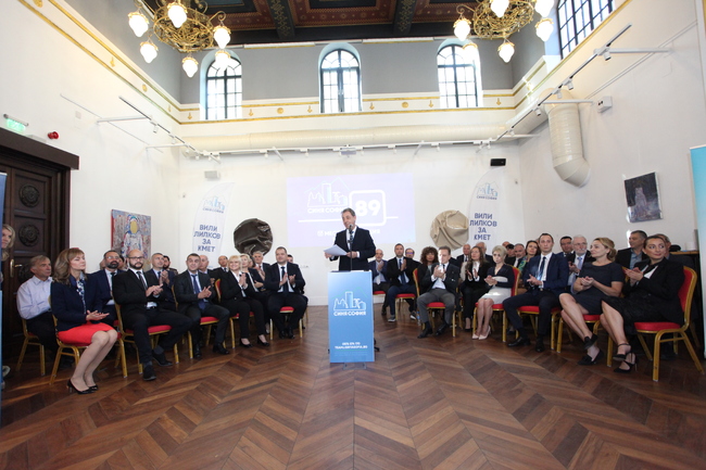 КОД: Кандидатът за кмет на София Вили Лилков откри кампанията на Синя София днес