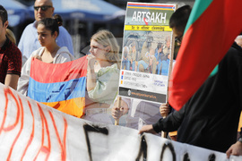 Русе - Арменци - митинг