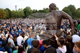 Георги Аспарухов - Гунди - паметник - откриване