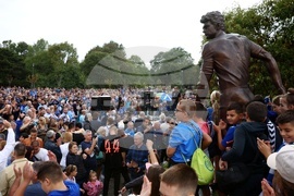 Георги Аспарухов - Гунди - паметник - откриване