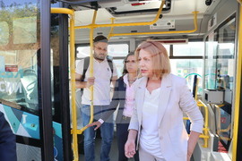 Нова транспортна услуга - Йорданка Фандъкова - представяне