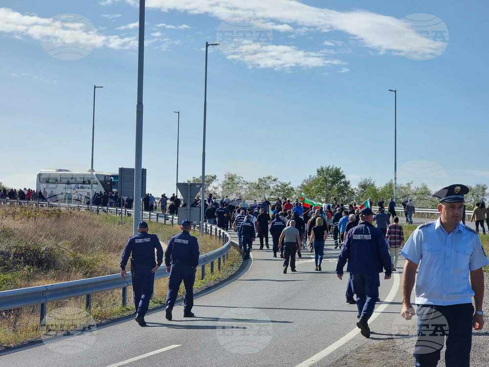 Дупница - автомагистрала "Струма" - енергетици и миньори - протест