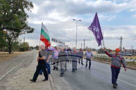 Сливен - ТЕЦ-Сливен - протест