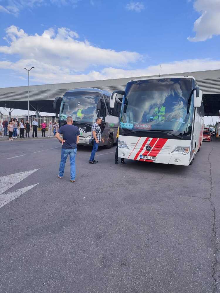 МТ провери 22 автобуса на ГКПП „Капитан Андреево“