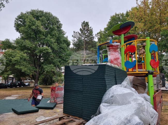 Разград - детска площадка - съоръжения