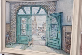 Благоевград - Американски университет в България - изложба