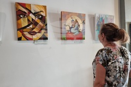 Благоевград - Американски университет в България - изложба