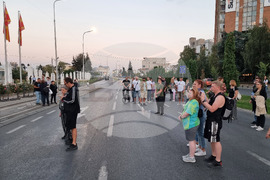 Северна Македония - протест - онкологична клиника