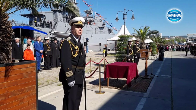 ВМС поддържат висока готовност, за да защитят родните брегове, каза контраадмирал Кирил Михайлов