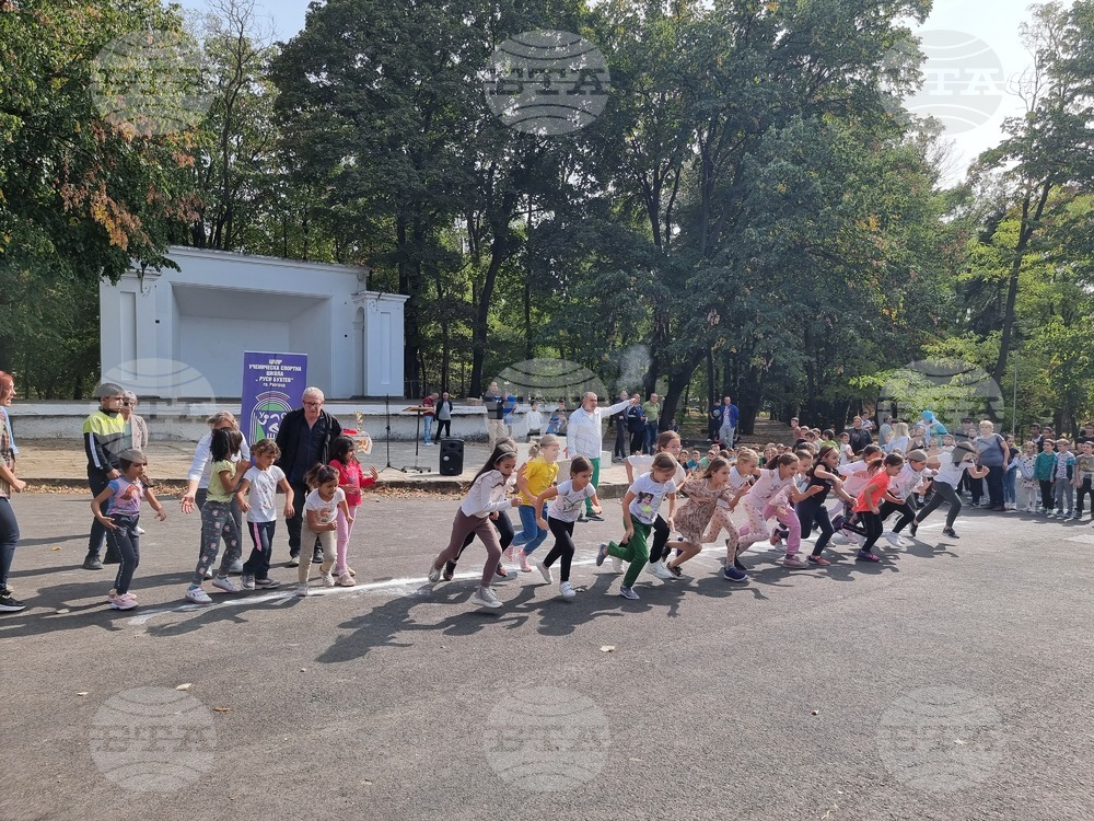 Разград - школа - крос - Златна есен