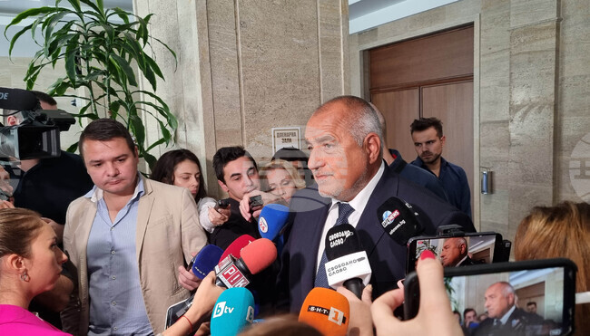 Парламент - Бойко Борисов - брифинг