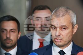 Парламент - Костадин Костадинов - пресконференция