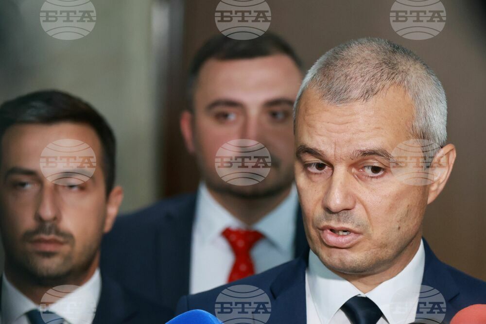 Парламент - Костадин Костадинов - пресконференция