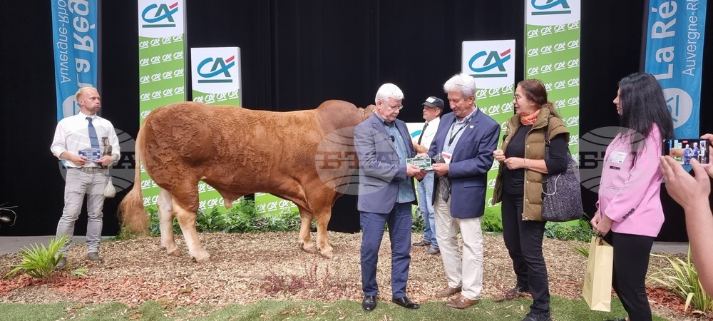 Франция - Кирил Вътев - международно животновъдно изложение "Sommet de l'Élevage" - плакет 