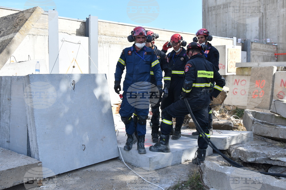Монтана -  спасители - учение за Модули за гражданска защита