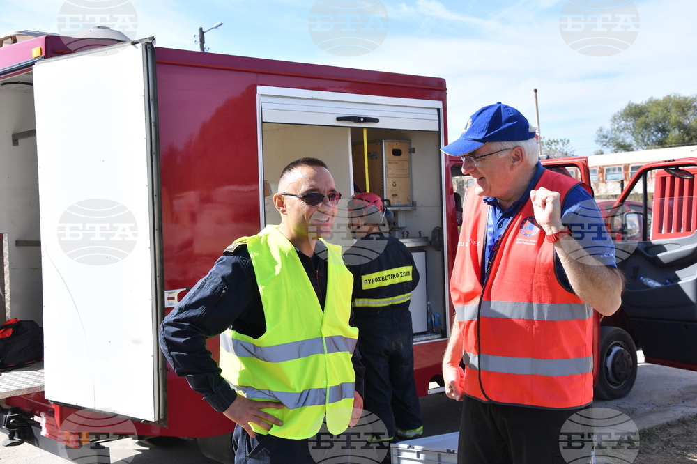 Монтана -  спасители - учение за Модули за гражданска защита