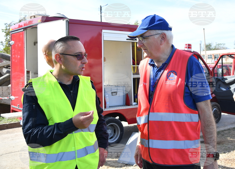 Монтана -  спасители - учение за Модули за гражданска защита