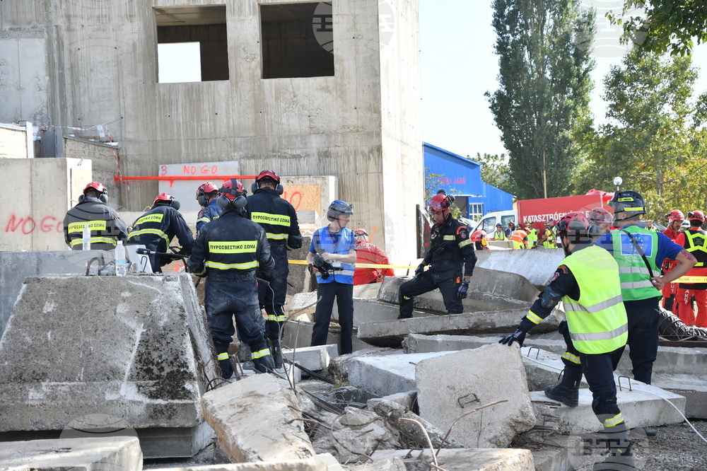 Монтана -  спасители - учение за Модули за гражданска защита