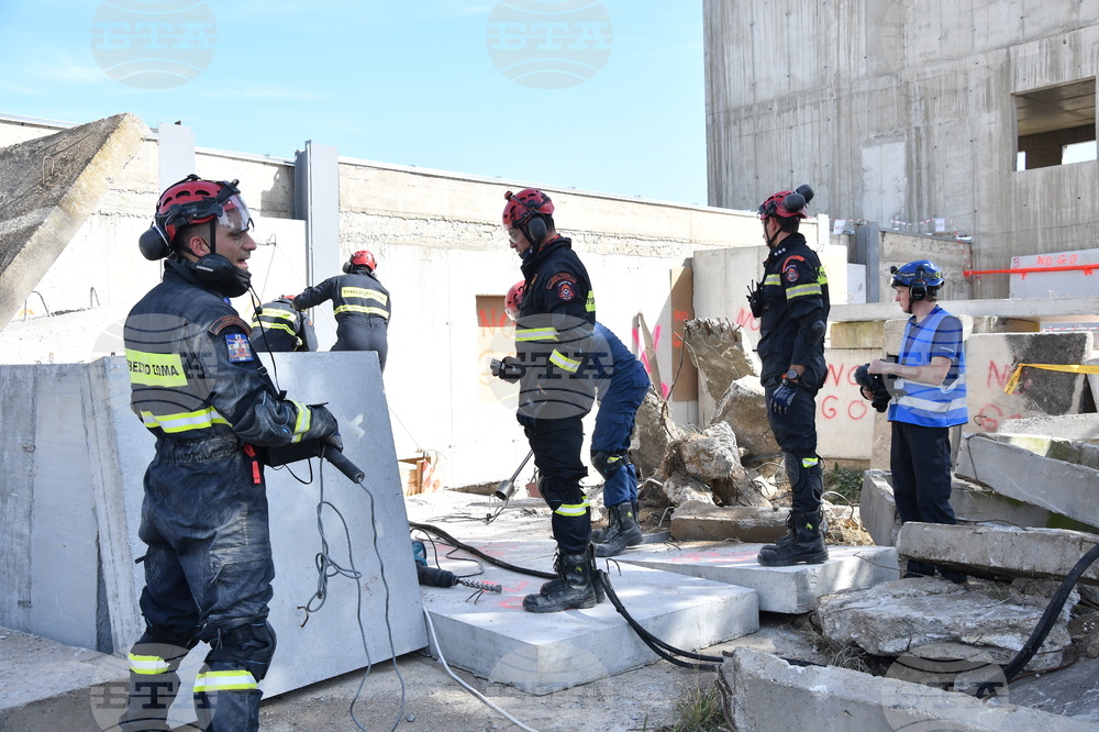 Монтана -  спасители - учение за Модули за гражданска защита