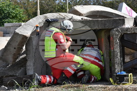 Монтана -  спасители - учение за Модули за гражданска защита