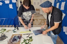 Варна - пътуваща работилница за цианотипия