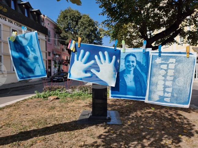 Варна - пътуваща работилница за цианотипия