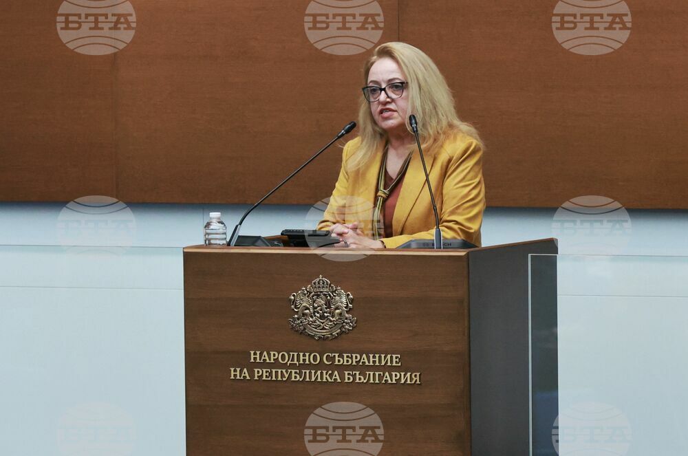Парламент - заседание - Даниела Божинова