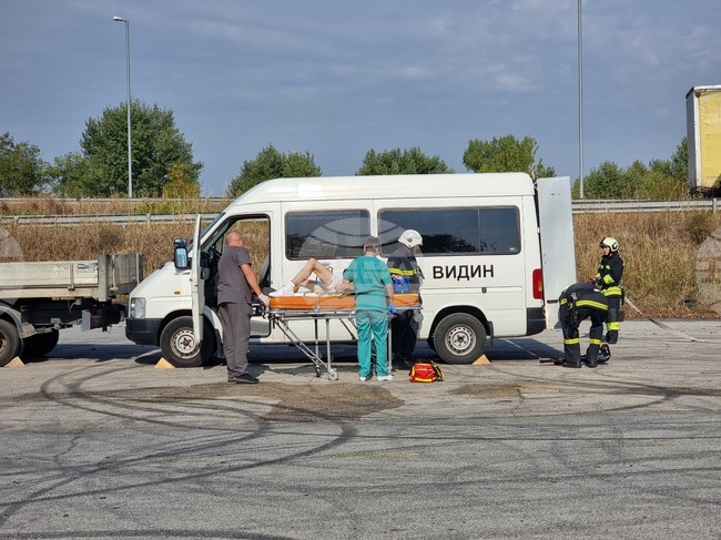 Видин - учение - катастрофа с пострадали