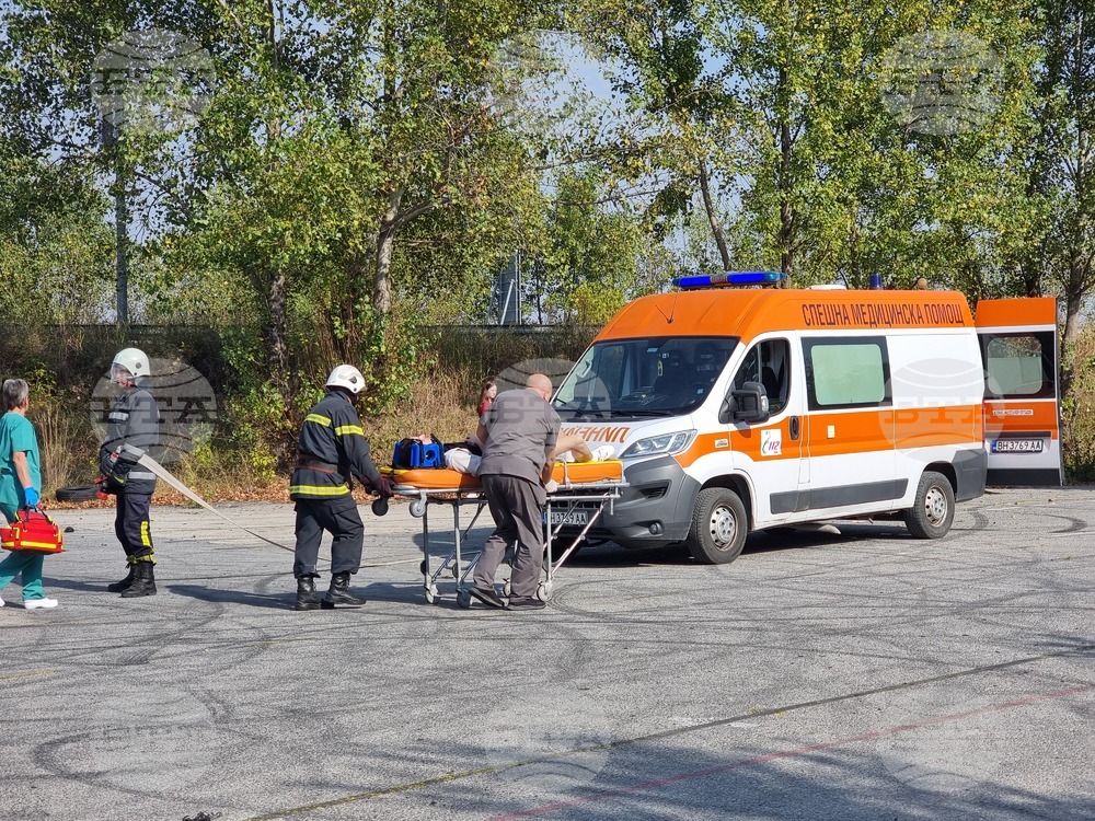Видин - учение - катастрофа с пострадали