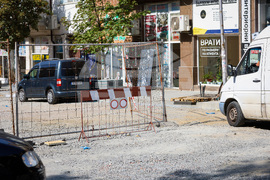 Бургас - улица "Фердинандова" - ремонт