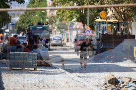 Бургас - улица "Фердинандова" - ремонт