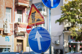 Бургас - улица "Фердинандова" - ремонт