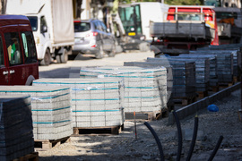 Бургас - улица "Фердинандова" - ремонт