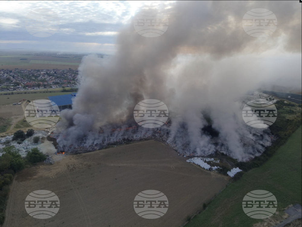 Потушен е големият пожар в завод за пластмасови изделия в Хърватия